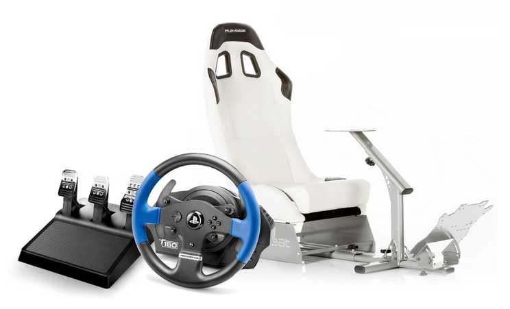 Volante Thrustmaster T150 RS Force Feedback PS4 - Volante gaming - Los  mejores precios